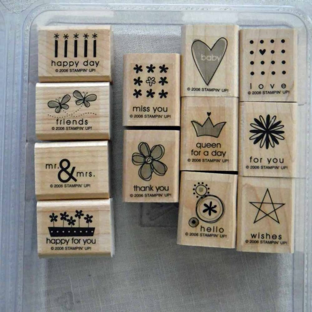 Stampin' Up! Tagger's Dozen Stamp Set - New